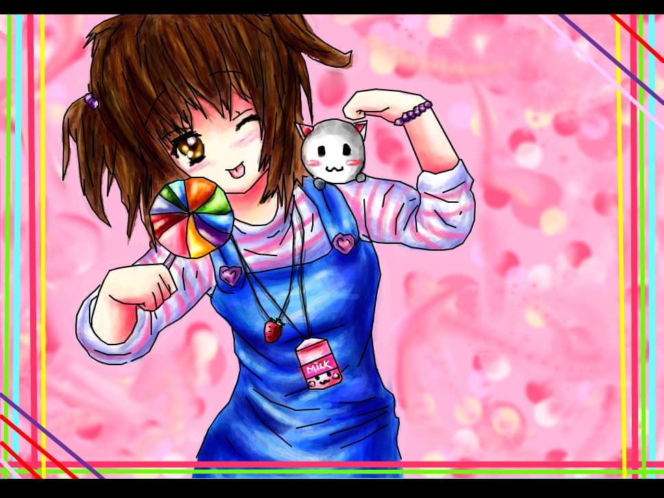 Kawaii ne~ ( pe naiba :)) ) Lollipop!~ :3 FAIL! x_x DATI MARE!