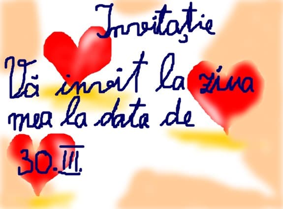 invitatie
