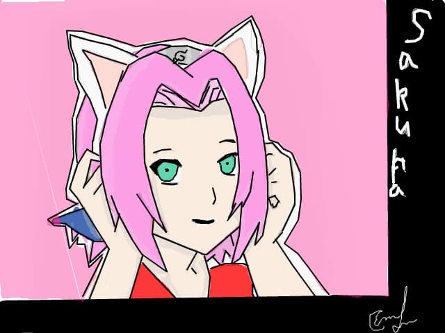 sakura :O woaw.. mi`a iesit si mi`e odata coloru :O