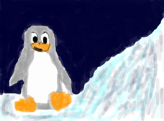 pinguin pe un ghetar