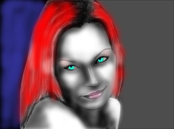 red girl