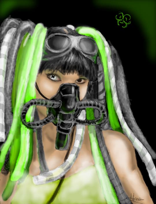 Cyber Goth girl
