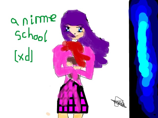 sa vad daca seamana cu anime-ul pe care l-am desenat