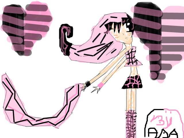 Pink and Black