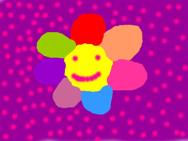 Floare vesela si multicolora