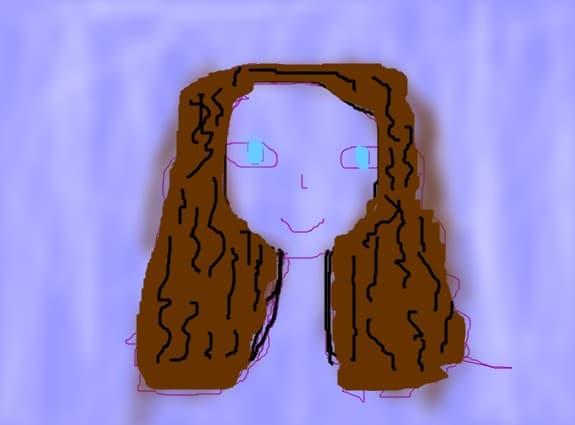 O fata intro poza