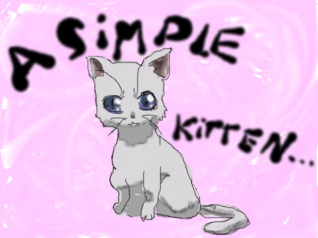 A simple kitten