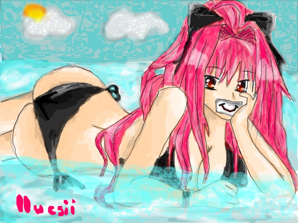 Funny anime girl