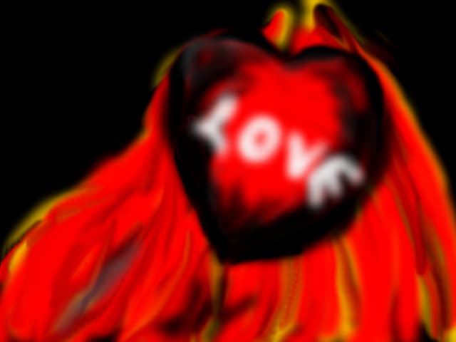 My heart in fire