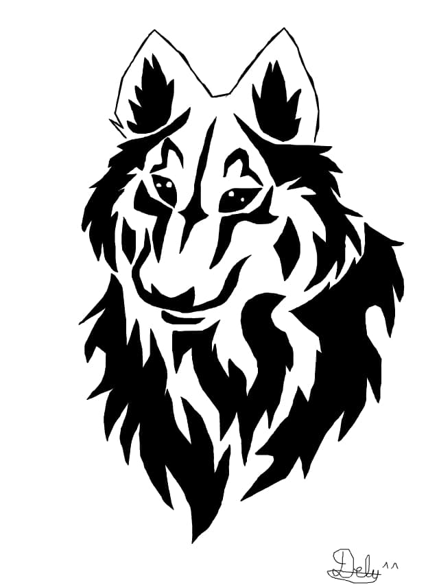 tribal wolf