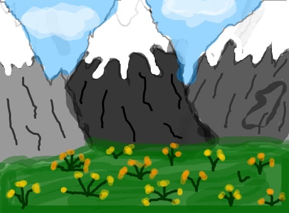 La poalele muntelui