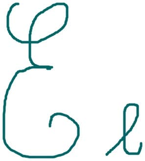 litera e