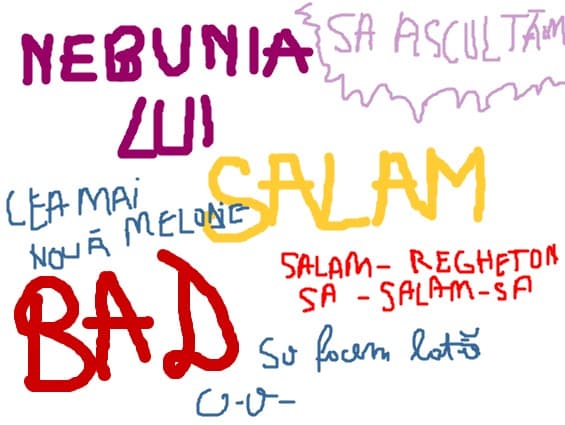 Hai sa o facem l;ata cu salam odata