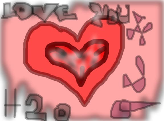 i heart u! h2o hamlet ophelia!