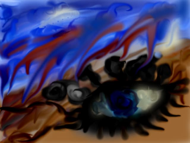 My eye is...