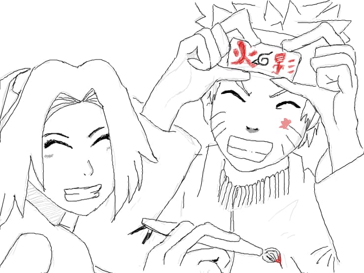 NaruSaku 2 schita