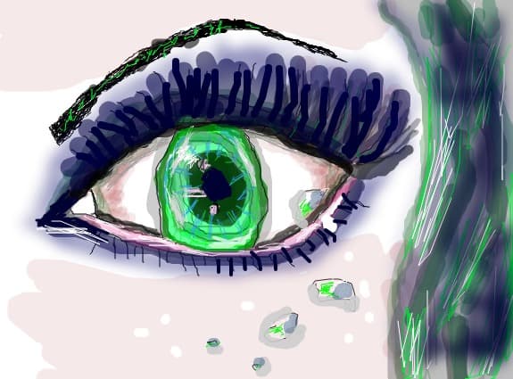 green eyes
