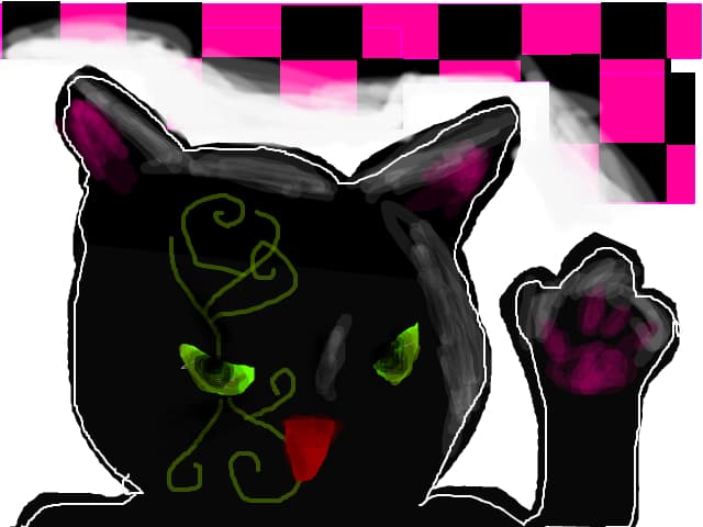 黒猫！