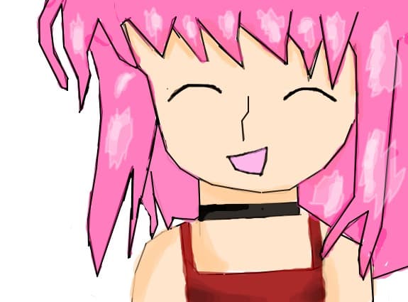 Pretty anime girl