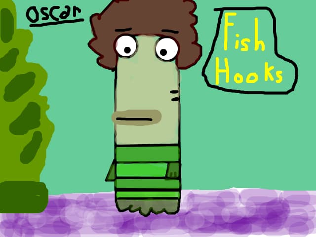 Oscar din fish hooks