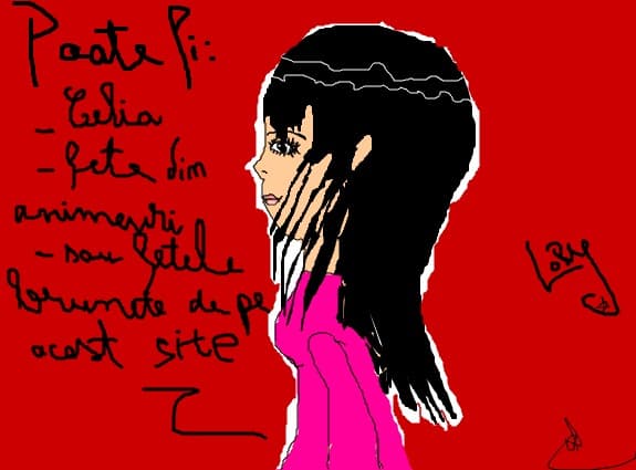 o fata bruneta