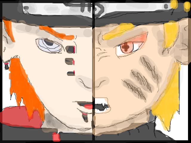 naruto vs yahiko