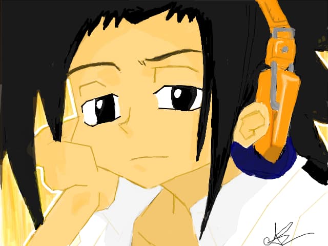 Yoh Asakura(doar linii si culoare)