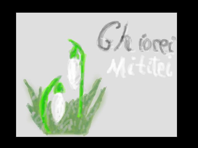 ghiocei mititei si se vede mai bn mare