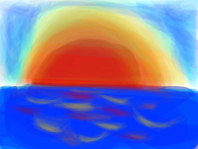 Apus de soare pe ocean