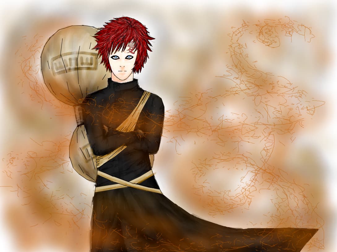 Gaara shippuden and the sand (Diana)