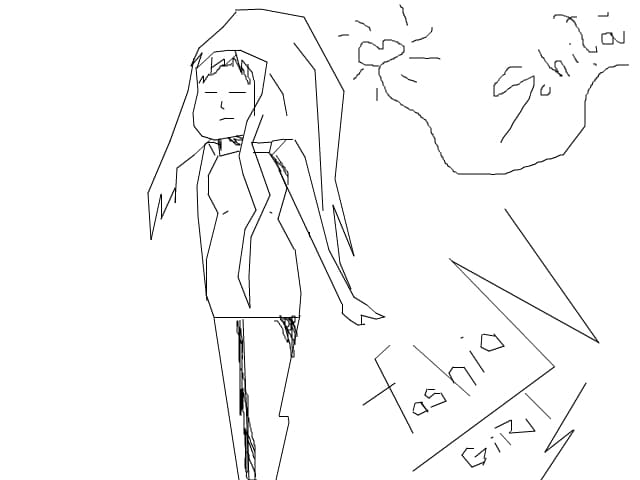 fashion girl-schita