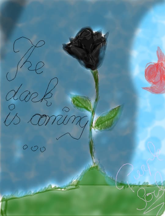 dark is coming fast ..