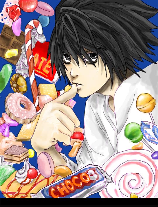 Lawliet + sweets