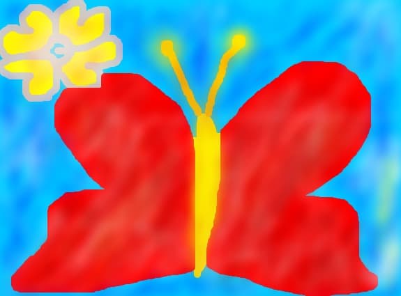 fluture floare