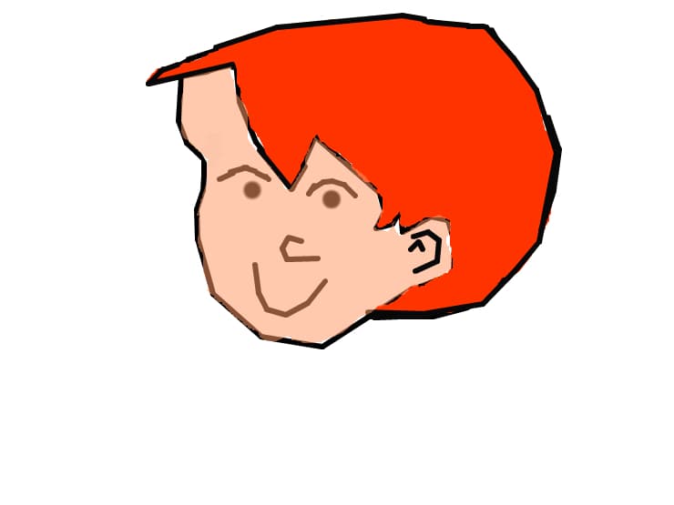 Anime-boy (la primul am uitat sa-i fac urechile si apoi le-am facu apoi l-am mai salvat o data)