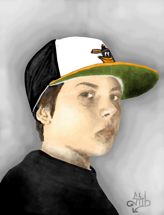 Autoportret. Shb.