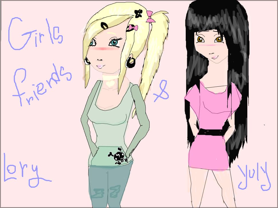 girls friends lory&amp;yuly