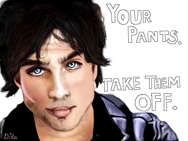 Ian Somerhalder.&amp;amp;amp;amp;lt;33  I shot for the sky