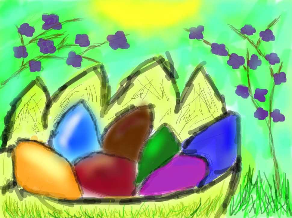 Un desen facut pt desenatori de Pasti