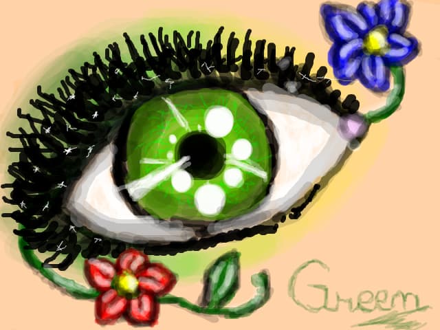 green eye