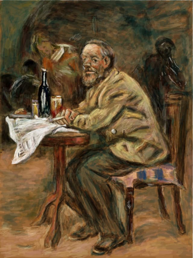 La sticla...  (Makovsky)