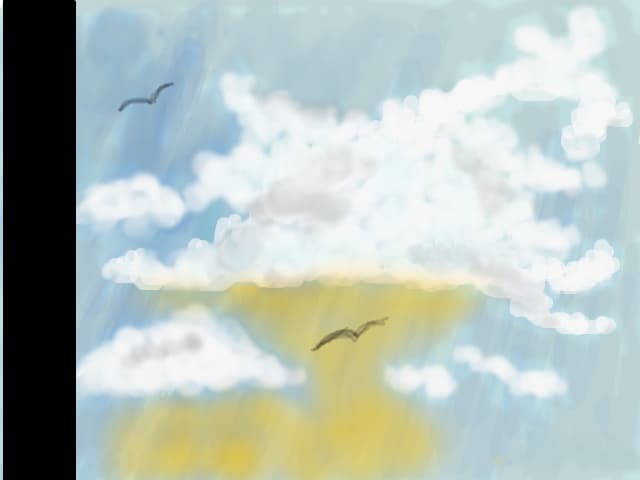 The sky