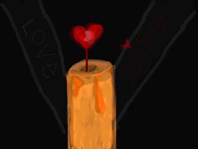 love candle