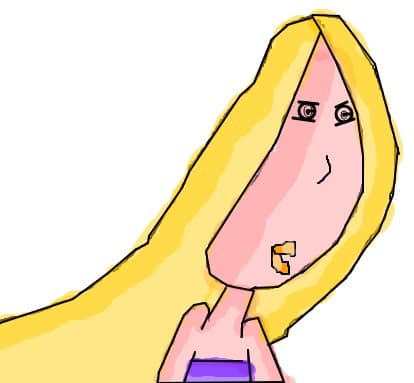 o fata blonda