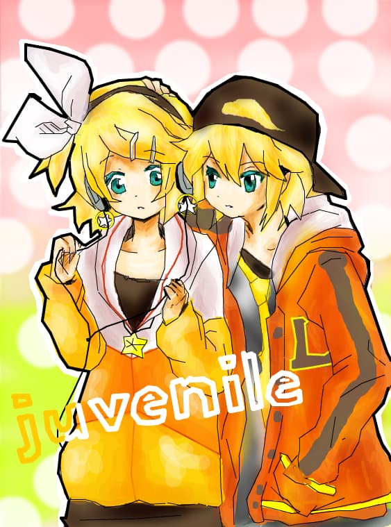 SERIA VOCALOID :nr.1 Kagamine Rin and Len ; cantecul ,, juvenile&amp;quot;