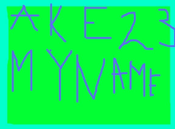 my name