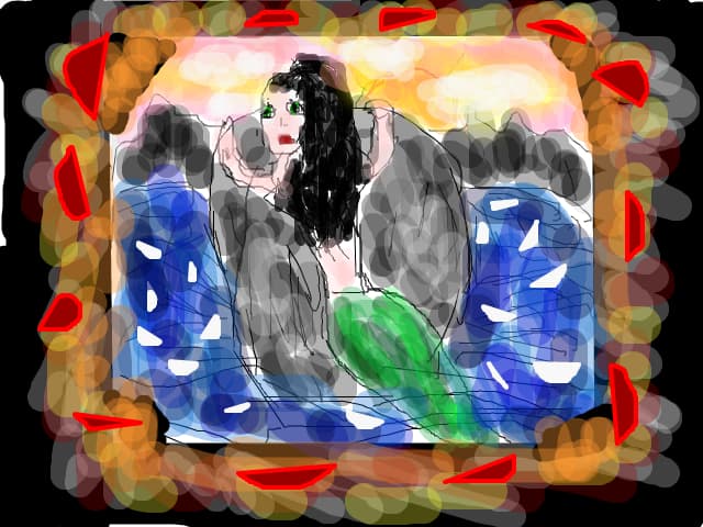 mermaid &amp; apusul