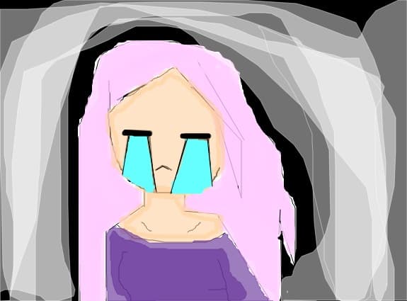 Anime girl Cry