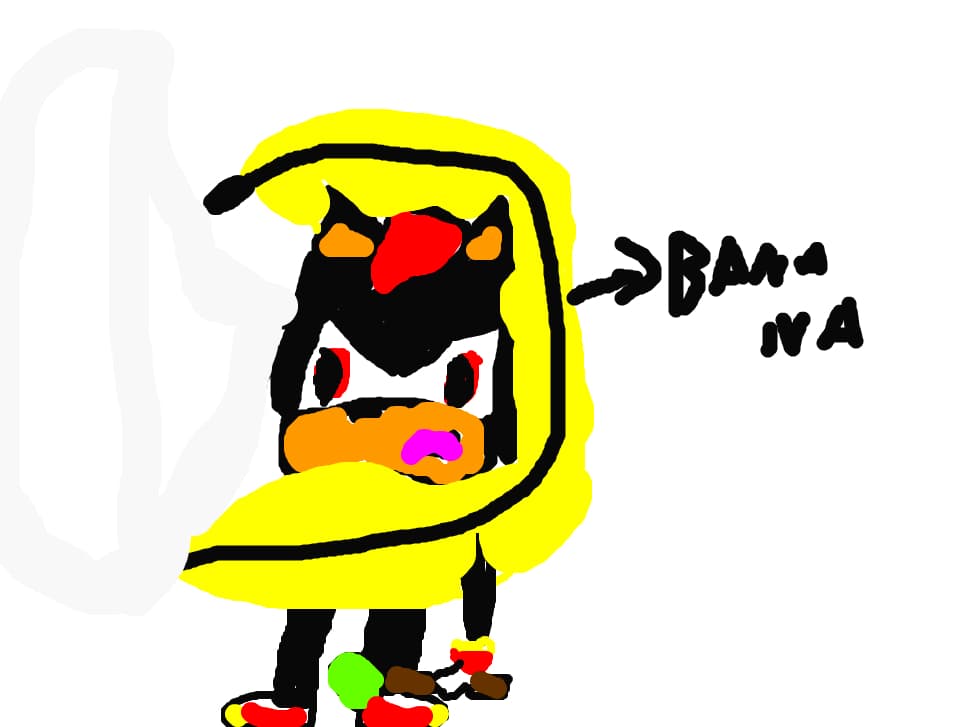 shadow in costum de banana