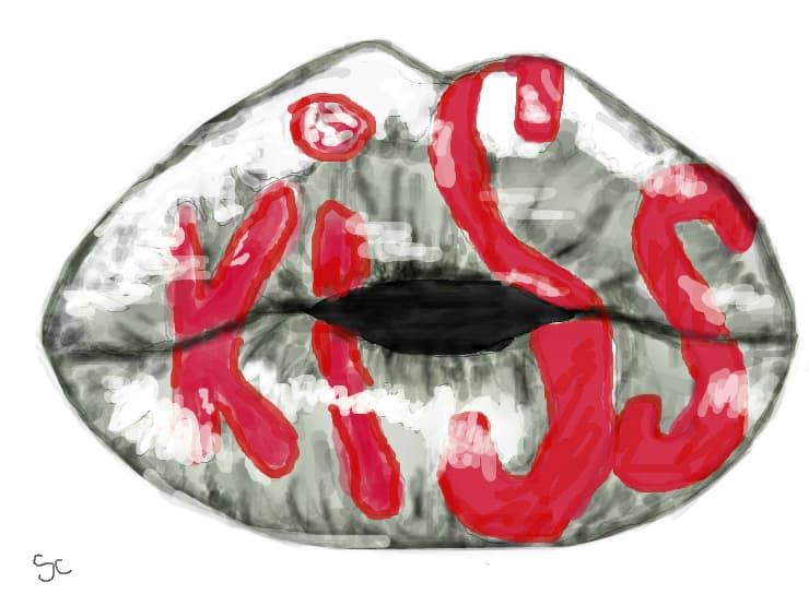 Kiss me, k-k-kiss meinfect me with your love, and fill me with your poison